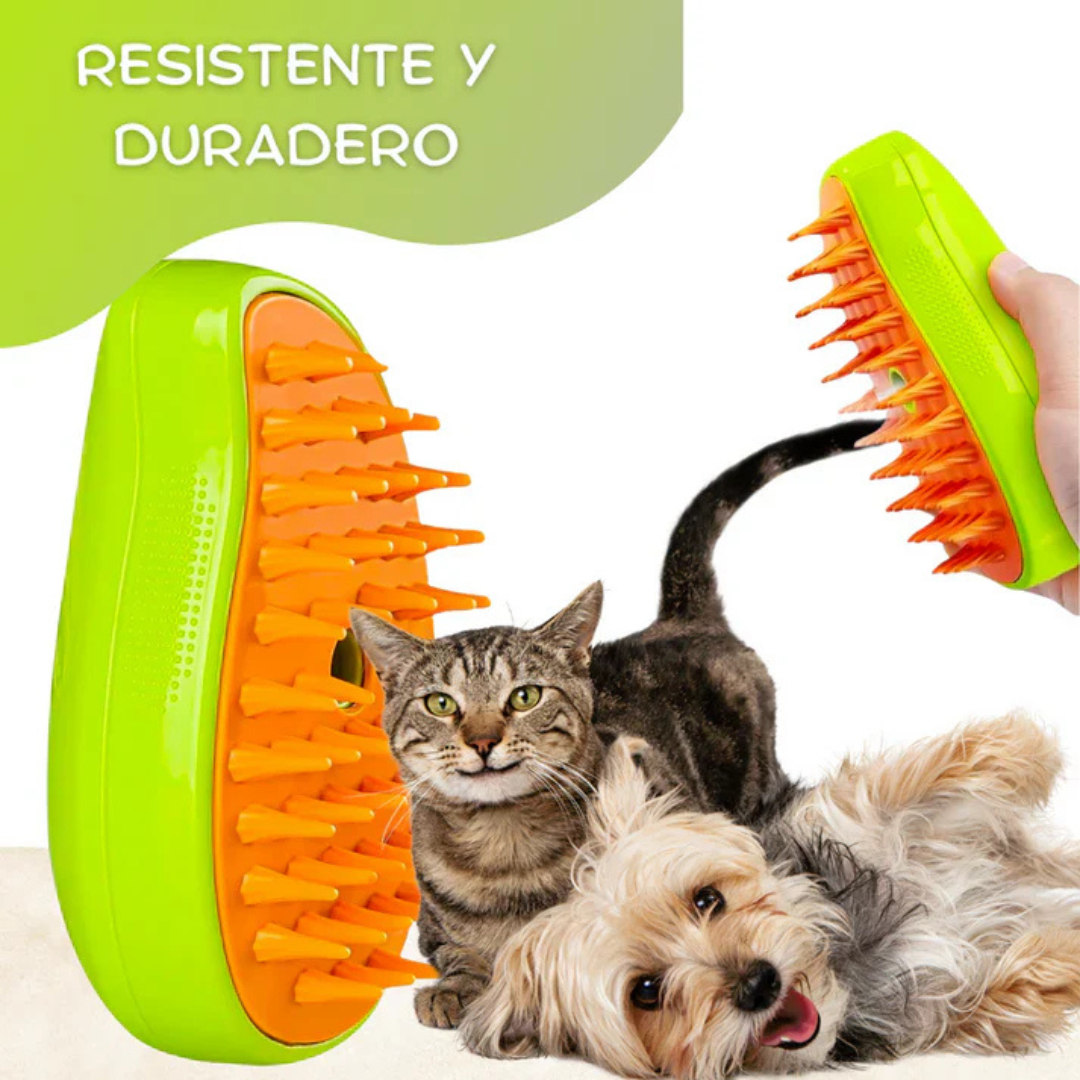 Cepillo de Vapor 3 en 1 para Mascotas